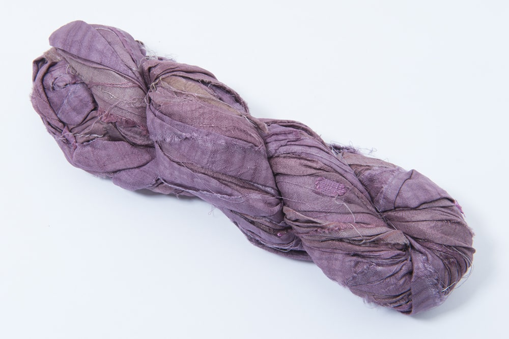 Light Violet sari silk ribbon