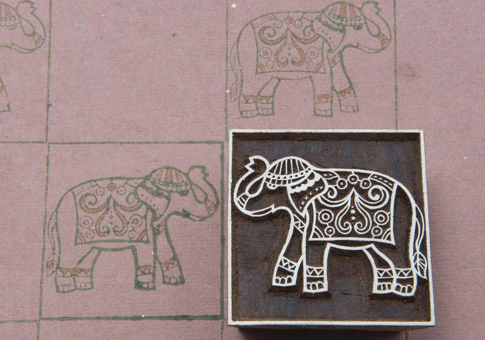 wooden block for printing on fabric