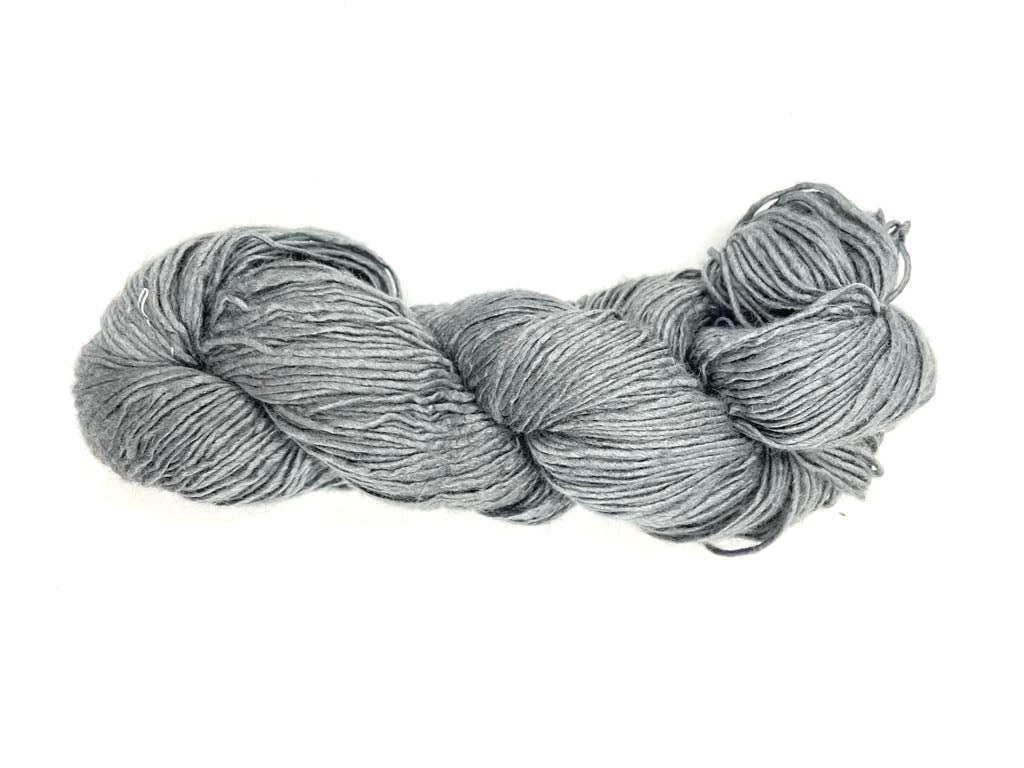 Grey eri silk yarn