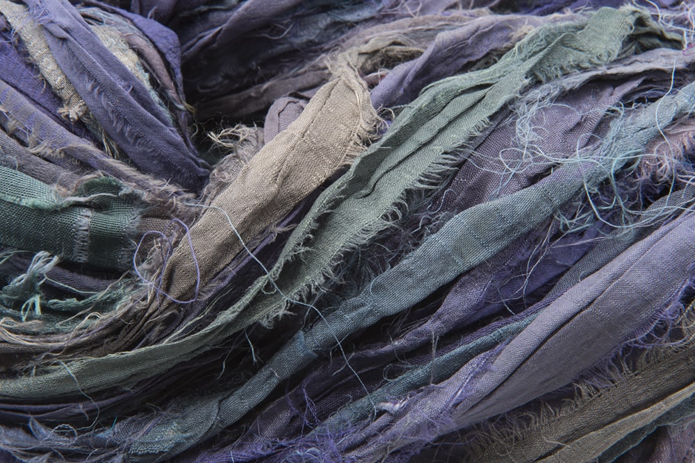 Multicolor sari silk ribbon