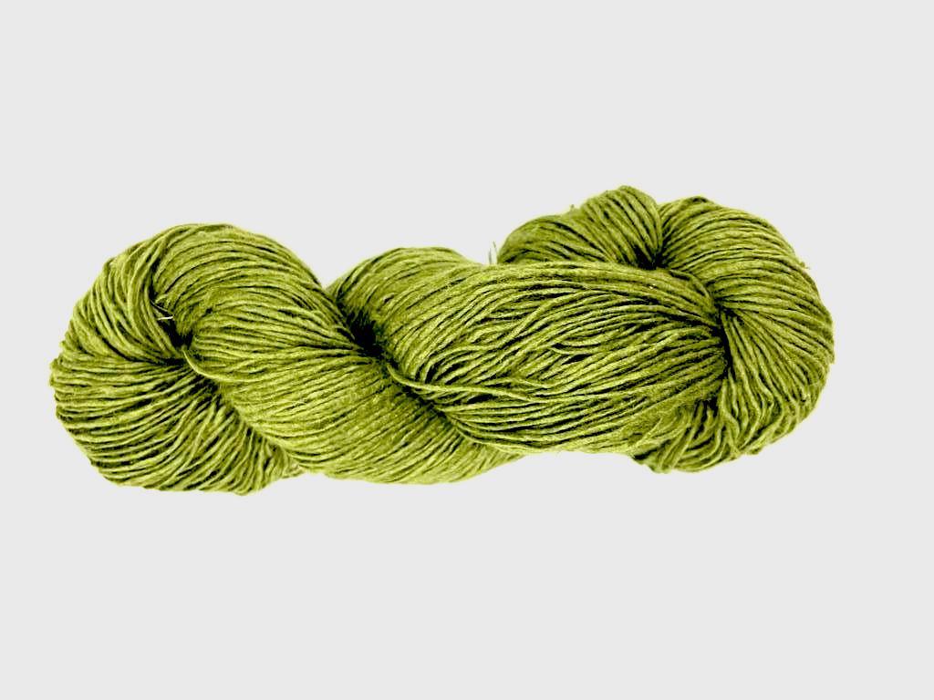 Olive Green eri silk yarn