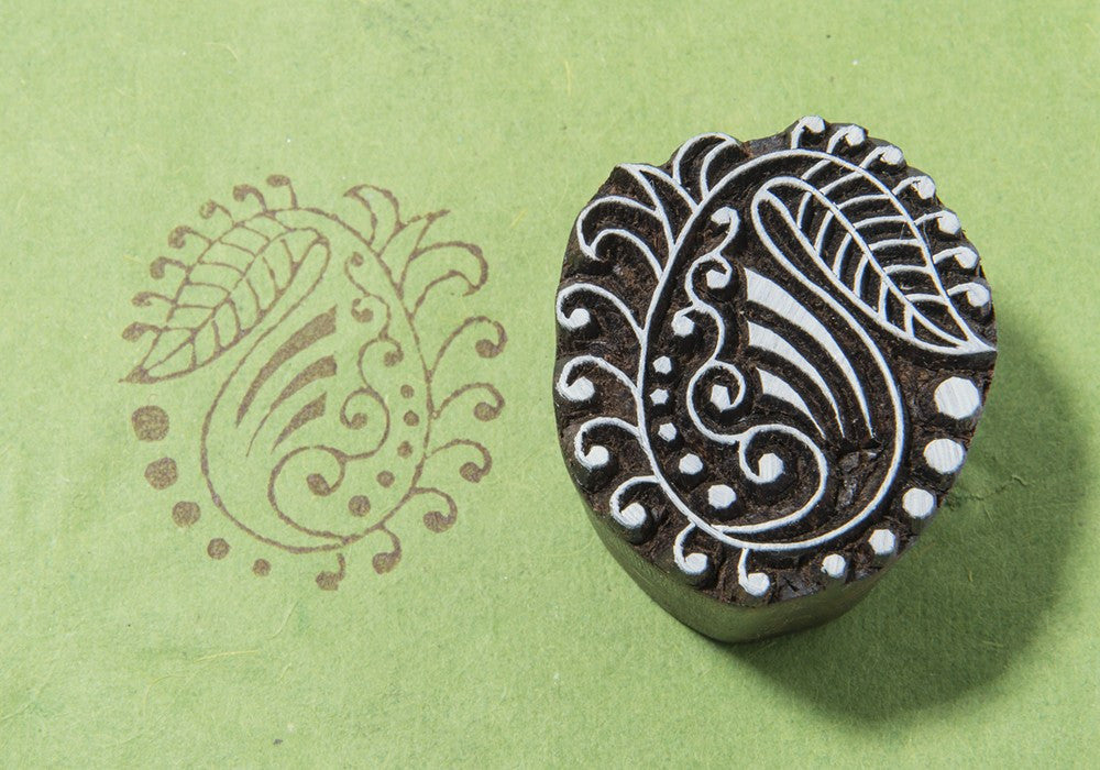 hand carved wooden printing blocks